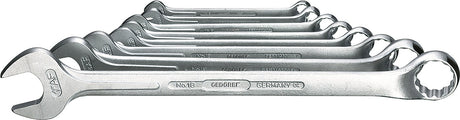 GEDORE Ringmaulschlüsselsatz 1 B (AF) 8-teilig SW 3/8-1 Zoll Form B CV-Stahl