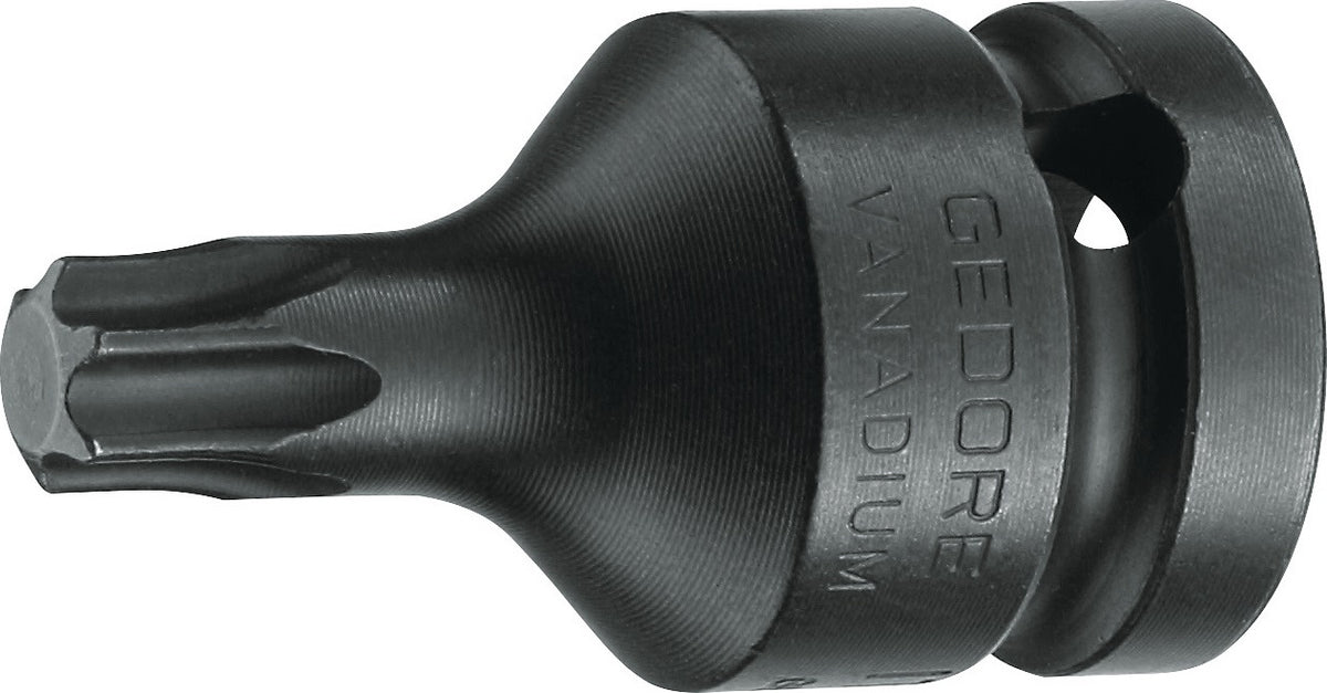 GEDORE Kraftschraubersteckschlüsseleinsatz ITX K 19 1/2 Zoll SW 5,52 mm T 30 – Für TORX®-Schrauben