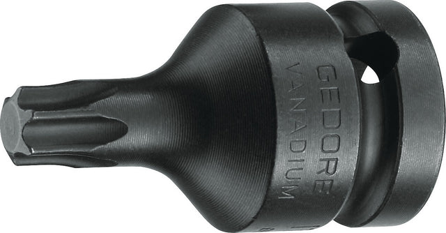 GEDORE Kraftschraubersteckschlüsseleinsatz ITX K 19 1/2 Zoll SW 5,52 mm T 30 – Für TORX®-Schrauben