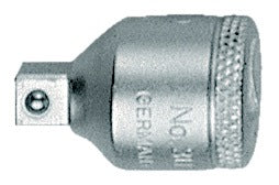 GEDORE Reduzierstück 3020, 3/8" auf 1/4" Vierkant, 28 mm, Vanadium-Stahl, verchromt
