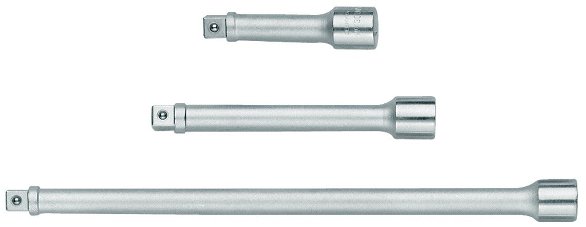 GEDORE Verlängerung 3090 3/8 Zoll 75 mm mit Kugelarretierung, Vanadium-Stahl verchromt