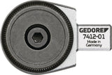 GEDORE Einsteckumschaltknarre 7412-00 1/4 Zoll 9x12mm CV-Stahl – Feinverzahnung 5° Rückschwenkwinkel
