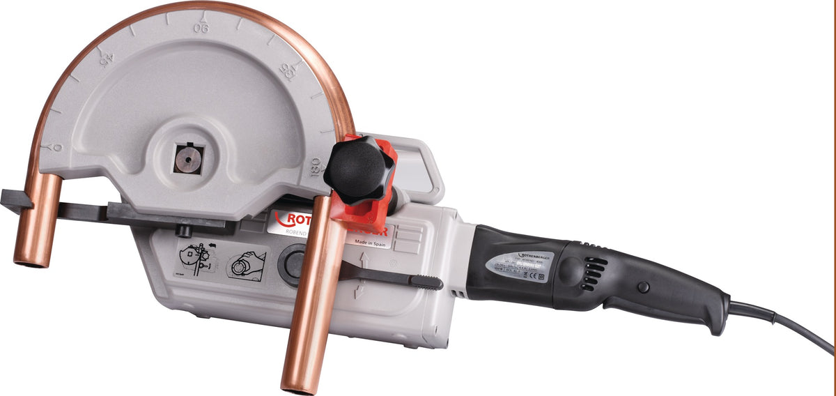 ROTHENBERGER Elektrobiegegerät-Set ROBEND® 4000 1010 W – Kaltbiegen bis 180° für Rohre 15–28 mm