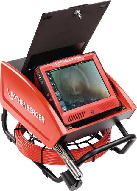 ROTHENBERGER Inspektionskamera ROCAM 4 PLUS | 30 mm Kamerakopf, 65 m Kabel, 10,4" Touchscreen