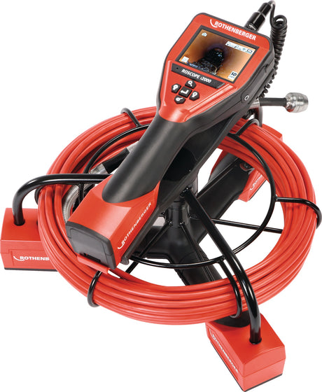 ROTHENBERGER Akku-Inspektionskamera ROSCOPE®i2000 3,5 Zoll 640x480 25mm Kabel 16m