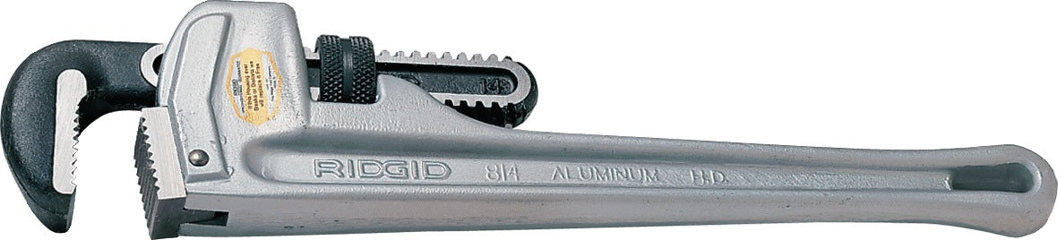 RIDGID Rohrzange aus Aluminium 250 mm für Rohre bis 1 1/2 Zoll – Leicht & Robust
