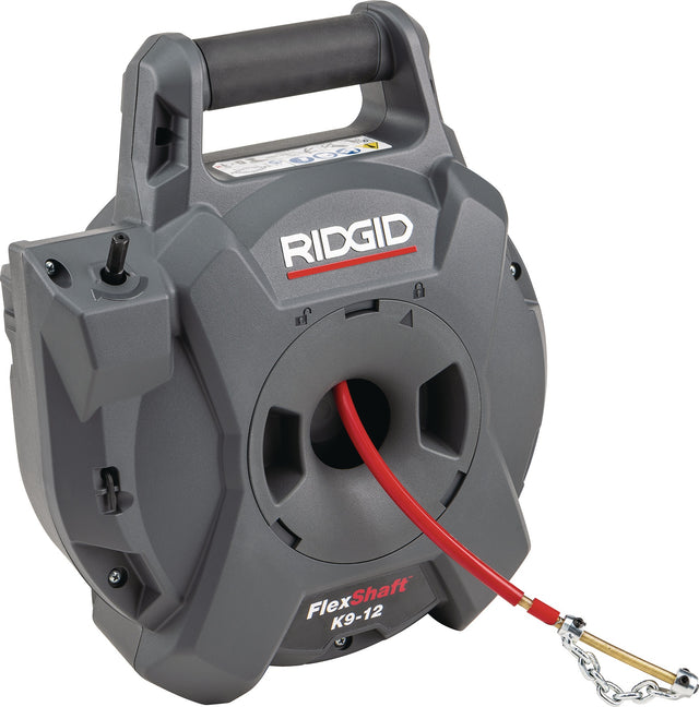RIDGID Rohrreinigungstrommel FlexShaft K9-12 Spirale 9,1 m Ø 6 mm für 32–50 mm Rohre
