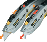 STANLEY FATMAX® PRO 2-IN-1 Universalmesser 180 mm einziehbar mit Haken- und Trapezklinge
