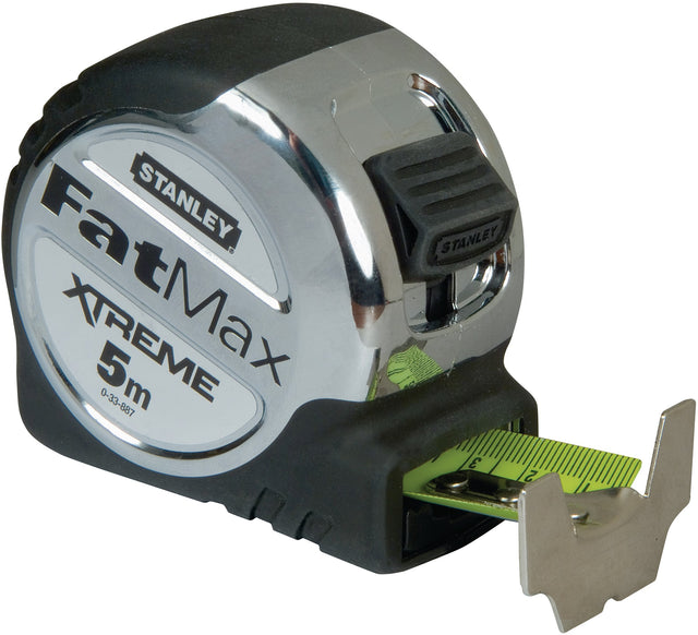 STANLEY Taschenrollbandmaß FatMax PRO 5 m – 32 mm Band, EG II, Metallgehäuse