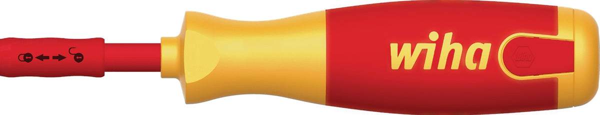 Wiha Magazinbithalter 38610 6-teilig VDE isoliert Schlitz/PH mit SoftFinish-Griff
