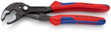 KNIPEX Cobra® Wasserpumpenzange 180 mm – Selbstklemmend, 18 Einstellpositionen, Comfort-Griff