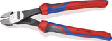 KNIPEX Kraftseitenschneider 200 mm Form 2 mit 20 % Kraftersparnis und Kunststoffüberzug