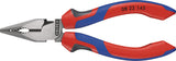 KNIPEX Spitzkombizange 145 mm Comfort-Griff – poliert, schwarz atramentiert, für Flach- und Rundmaterial