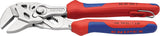 KNIPEX Zangenschlüssel 180 mm mit Spannweite 40 mm, verchromt, Mehrkomponenten-Hülle und Befestigungsöse