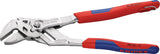 KNIPEX Zangenschlüssel 400 mm – Spannweite 85 mm, verchromt, mit Kunststoffüberzug
