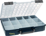 RAACO Sortimentskasten Carry Lite 415x330x80 mm mit 15 Fächern in Blau