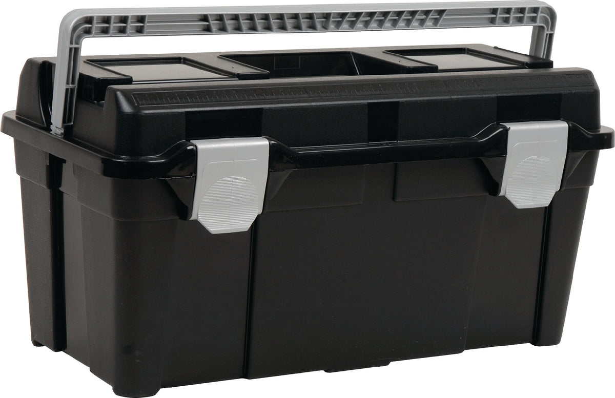 RAACO Werkzeugkoffer Toolbox 31-26 – Polypropylen, 445 x 230 x 235 mm, mit Werkzeugträger