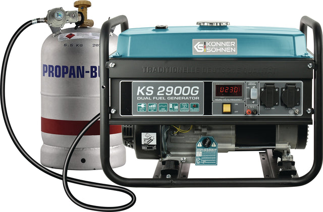 Könner & Söhnen Stromerzeuger KS 2900G 2,5 kW Benzin/Gas DUAL FUEL