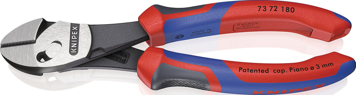 KNIPEX TwinForce® Hochleistungsseitenschneider L.180mm Comfort-Griff – 50% leichter schneiden