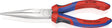 KNIPEX Flachrundzange 200 mm verchromt mit Comfort-Griff und Schneide