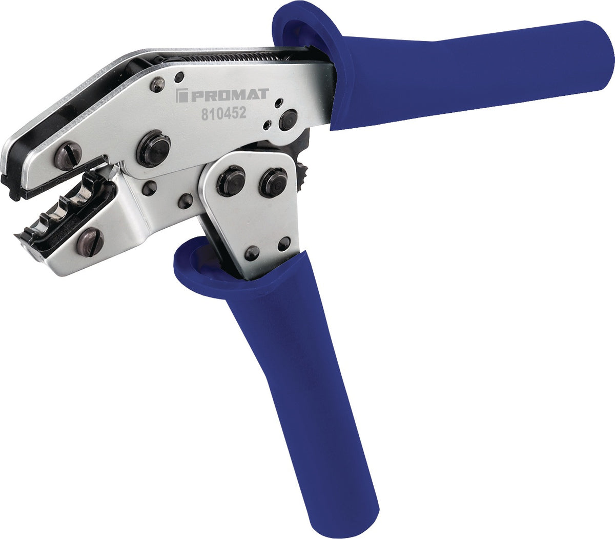 PROMAT Crimpzange 205 mm für unisolierte Kabelschuhe 0,5-6 mm²