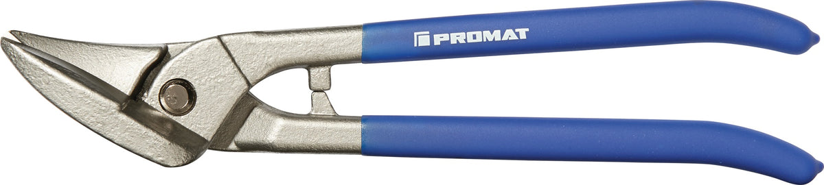 PROMAT Idealblechschere 260 mm rechts – für Stahl bis 0,8 mm und Edelstahl bis 0,45 mm