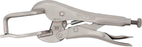 VISE-GRIP Schweißergripzange 225 mm – Profilierte Spannbacken, 90° gebogene Oberbacke