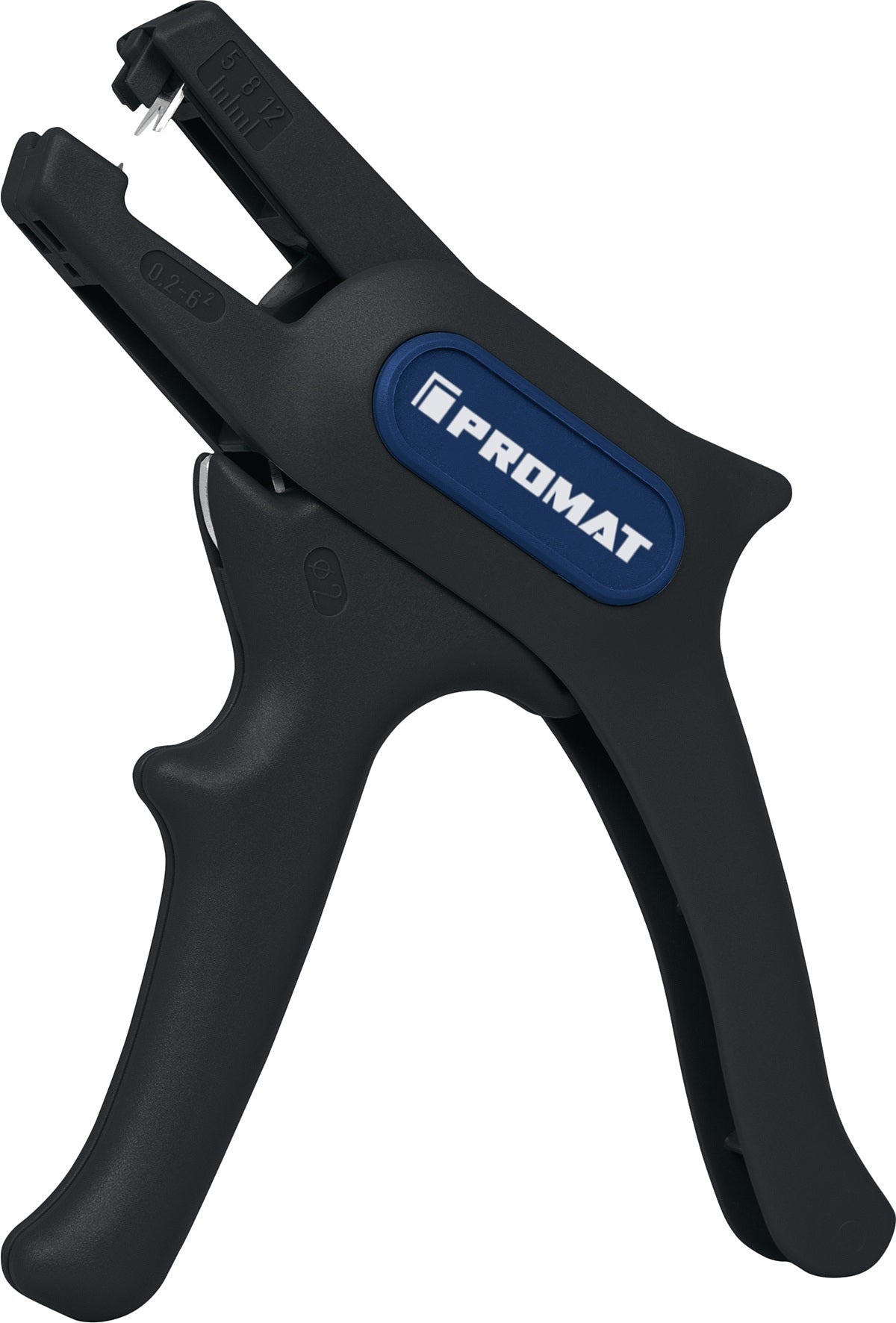PROMAT Automatikabisolierzange 220 mm für 0,2-6 mm² Leiter mit Seitenschneider
