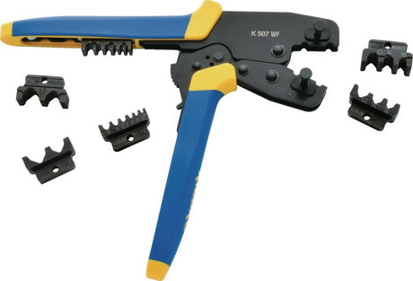 KLAUKE Aderendhülsencrimpzange K507WF 220 mm für 0,5–50 mm²