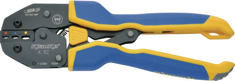 KLAUKE Crimpzange K82A 225 mm für isolierte Kabelverbindungen 0,5-6,0 mm²
