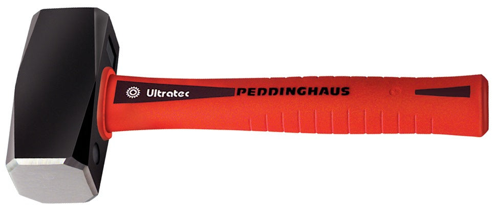 PEDDINGHAUS Fäustel Ultratec 1250 g – 3-Komponentenstiel, DIN 6475, gesenkgeschmiedet