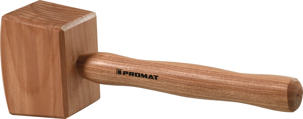 PROMAT Schreinerklüpfel Kopflänge 105 mm, Kopfhöhe 65 mm, 480 g – Rotbuche & Esche