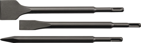 PROMAT SDS-plus Einsteckwerkzeugset 3-teilig, 250 mm, in Kunststoffbox