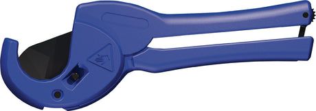 PROMAT Kunststoffrohrschere 0-35 mm für PP/PE/PB/PVDF/MLP/MSR/VPE/CPVC/PVC – Magnesium-Druckguss, Inox-Klinge