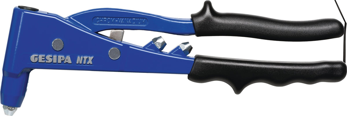 GESIPA Handblindnietsetzgerät NTX L 260 mm für Blindniete 2,4–5 mm – Ohne Öffnungsfeder