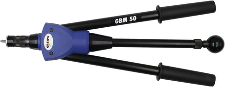 GESIPA Handblindnietmutternsetzgerät GBM 50, 485 mm – Für M3 bis M10, Quick-Drill