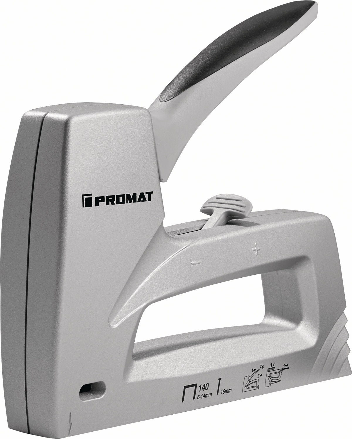 PROMAT Handtacker Alu aus Aluminium-Druckguss für Klammern bis 14 mm