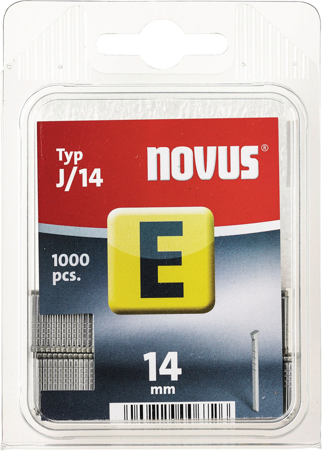 NOVUS Typ J Tackernägel 14 mm mit Kopf, 1,20 mm Draht