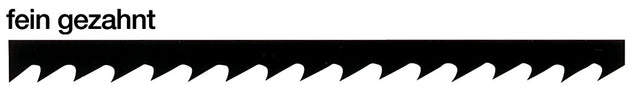 Laubsägeblätter Finis 13 cm Nr. 1 fein von HAUNSTETTER für Metall – 144 Stück