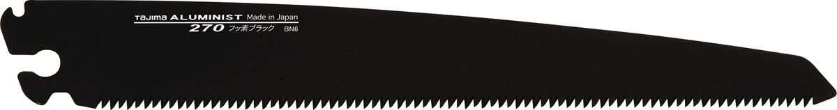 TAJIMA Sägeblatt Aluminist 210 mm 9 TPI für ALOR210 – Feinzugsägeblatt mit Harzschutz