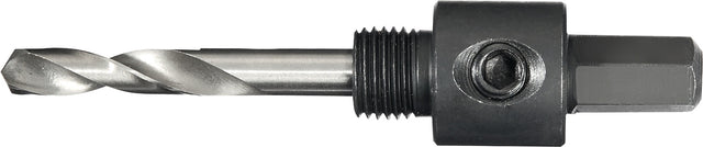 PROMAT Aufnahmeschaft 6-KT 9,5 mm mit Zentrierbohrer für Lochsägen 14-30 mm