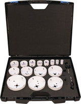 PROMAT Lochsägensatz 16-teilig 16-76 mm Bi-Metall Schnitttiefe 38 mm für Elektriker