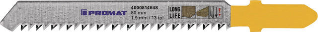 PROMAT Stichsägeblatt 80 mm BIM T 101 AiF für Laminat, Parkett & dünne Hölzer