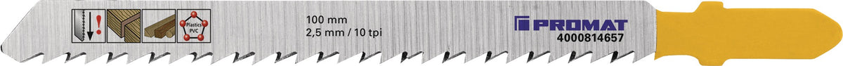 PROMAT Stichsägeblatt 80 mm BIM T 101 AiF für Laminat, Parkett & dünne Hölzer