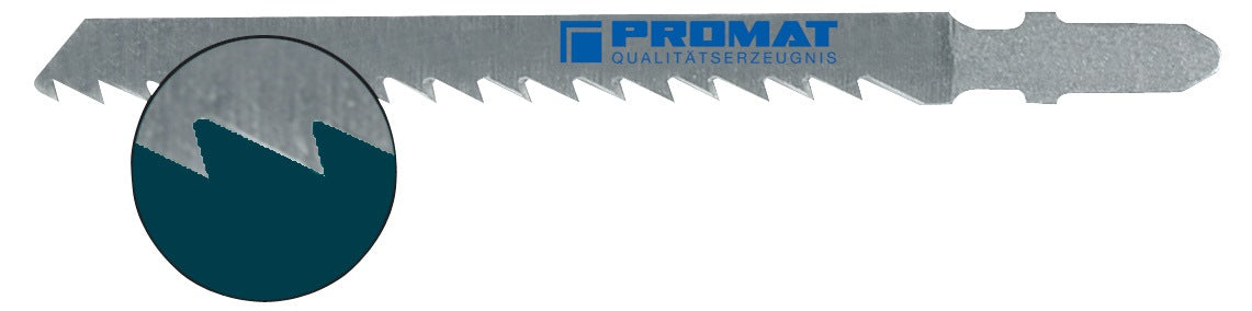 PROMAT Stichsägeblatt 80 mm BIM T 101 AiF für Laminat, Parkett & dünne Hölzer