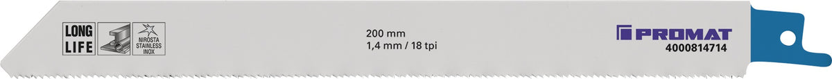 PROMAT Säbelsägeblatt 150 mm Bimetall TPI 24 für rostfreien Stahl