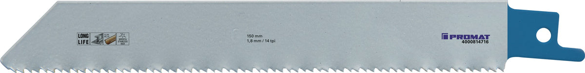 PROMAT Säbelsägeblatt 150 mm Bimetall TPI 24 für rostfreien Stahl