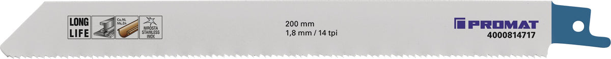 PROMAT Säbelsägeblatt 150 mm Bimetall TPI 24 für rostfreien Stahl