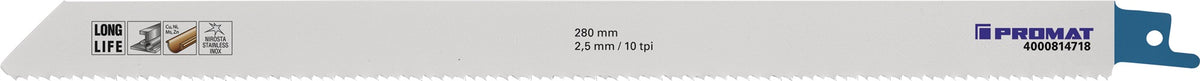 PROMAT Säbelsägeblatt 150 mm Bimetall TPI 24 für rostfreien Stahl