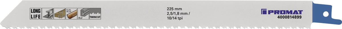 PROMAT Säbelsägeblatt 150 mm Bimetall TPI 24 für rostfreien Stahl